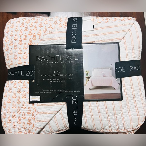 Rachel Zoe Bedding Rachel Zoecarmelina Allover Quilt Set Poshmark